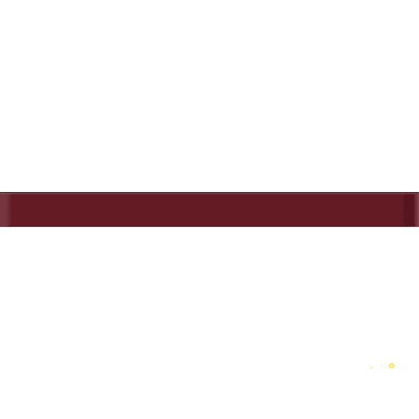 CROSSVILLE GLASS BLOX SHERRY 1/2X6 LINER BAR