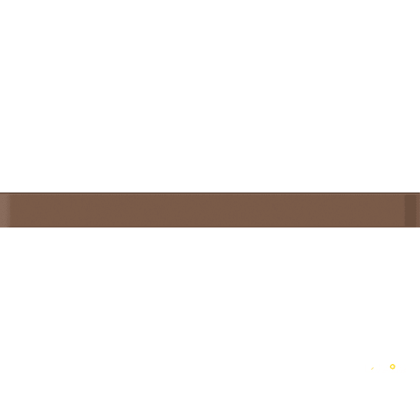 CROSSVILLE GLASS BLOX LATTE 1/2X6 LINER BAR
