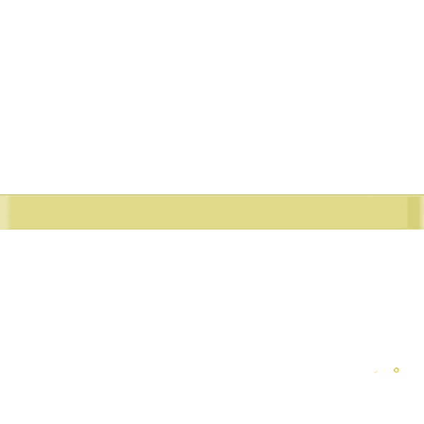 CROSSVILLE GLASS BLOX LEMON ZEST 1/2X6 LINER BAR