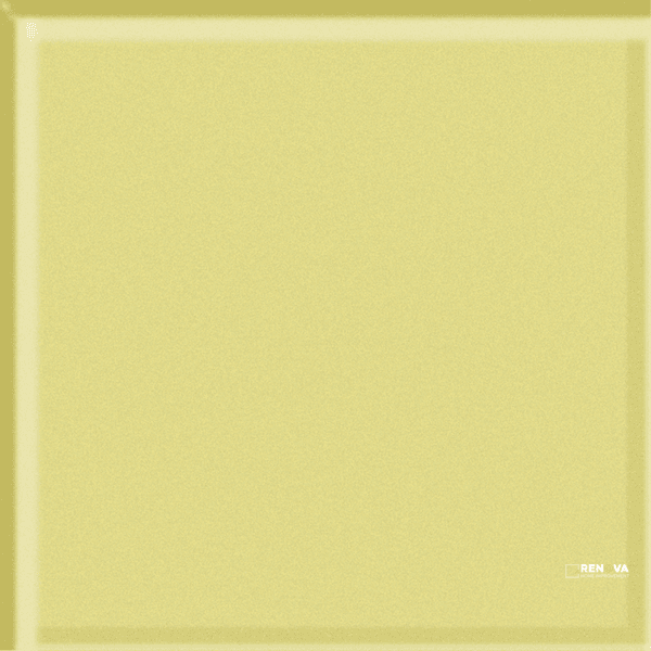CROSSVILLE GLASS BLOX LEMON ZEST 4X4 DOT