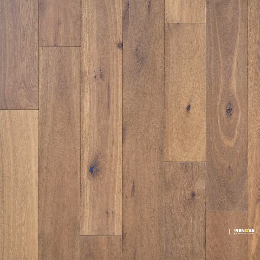 OAK WIREBRUSHED 7-1/2" - ENGINEERED - ALLWOOD