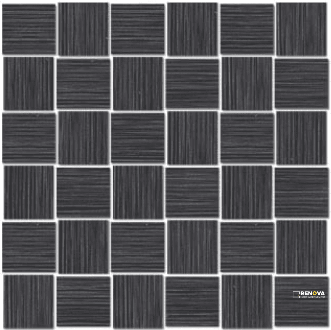 GRASSCLOTH 2.0 MATTE BASKETWEAVE MOSAIC 2X2 - 12X12