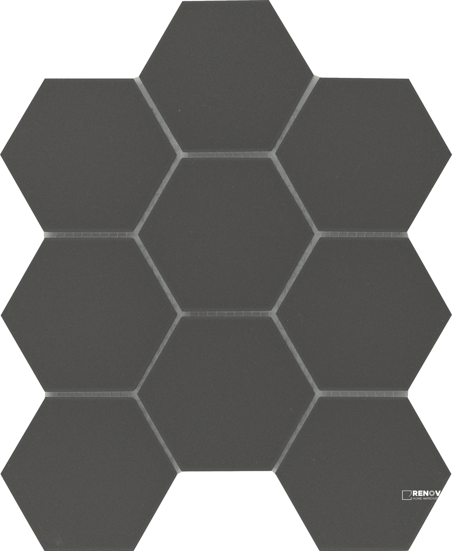 SOURCE MATTE 3 HEXAGON MOSAIC 10X12