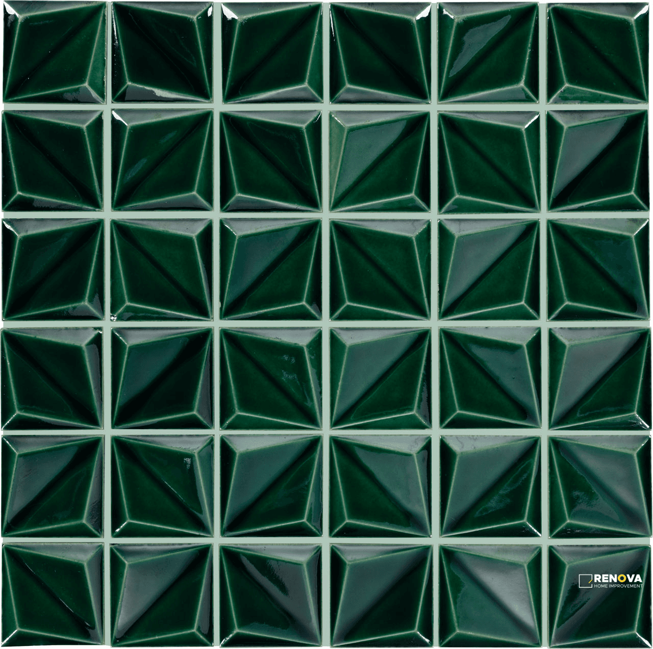 ARTEFINO VINTAGE FLORET GLOSSY MOSAIC 2MM - 12X12
