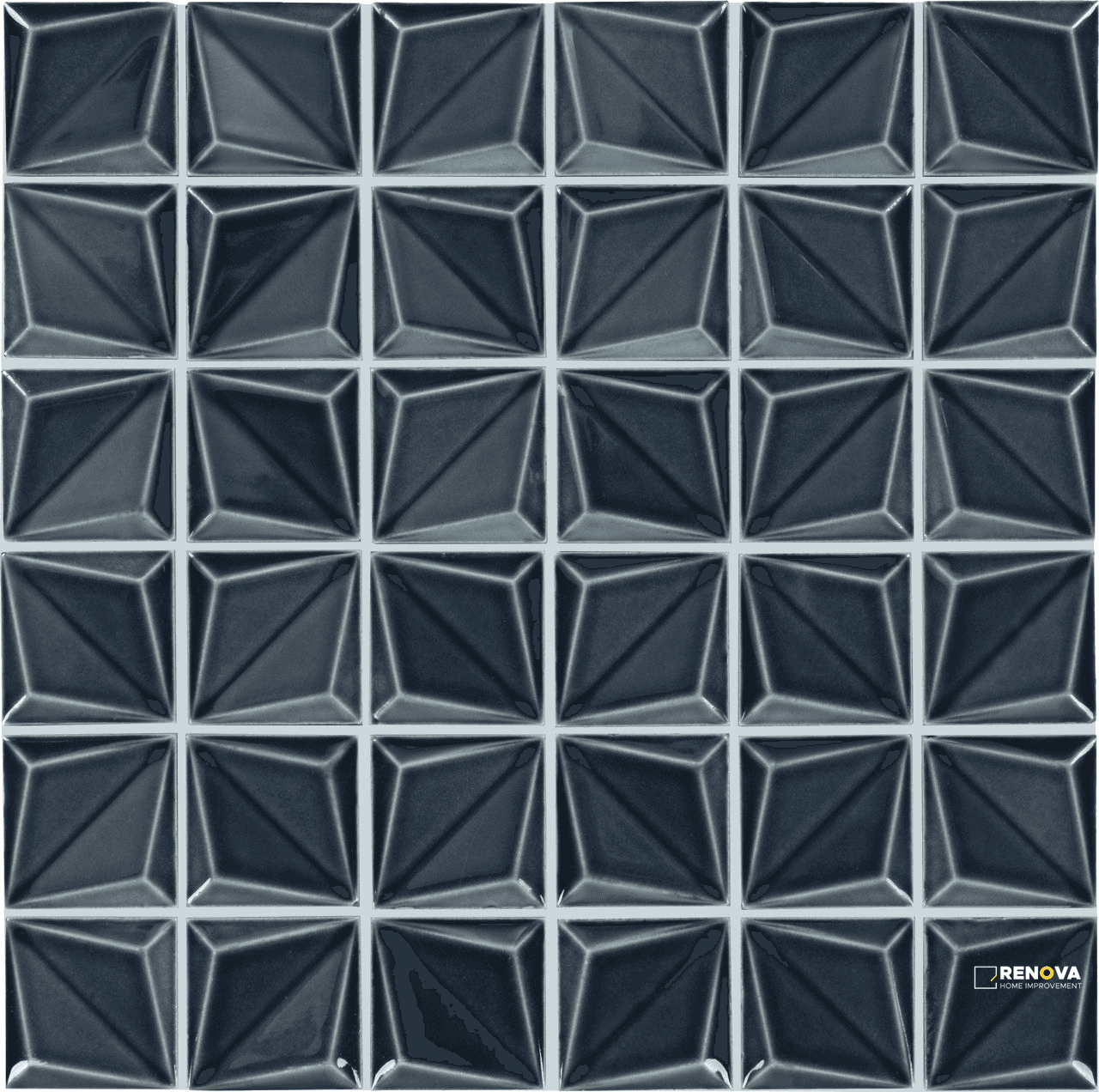 ARTEFINO VINTAGE FLORET GLOSSY MOSAIC 2MM - 12X12