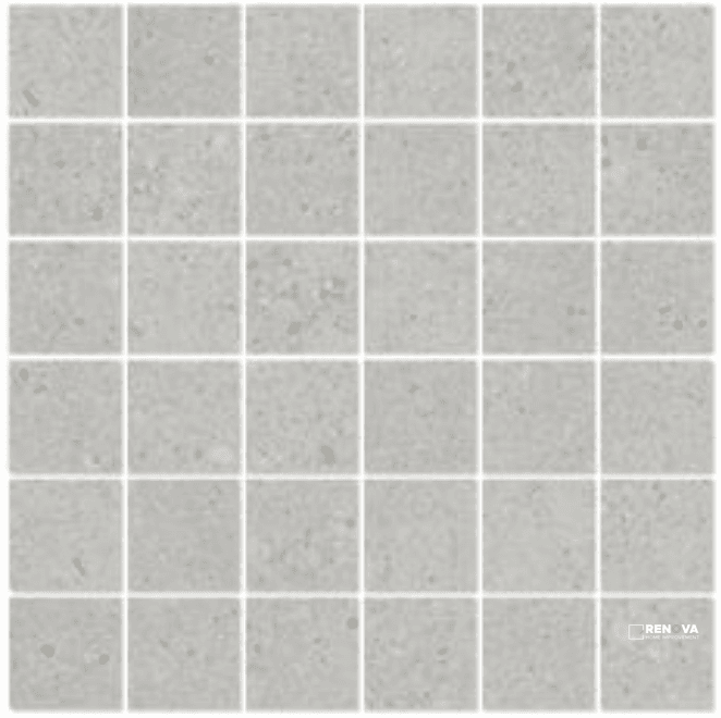 URBAN CONCRETE MATTE STACKED MOSAIC 2X2 - 12X12