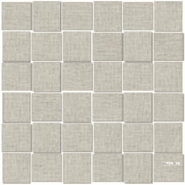 LINENCLOTH 2.0 MATTE BASKETWEAVE MOSAIC 2X2 - 12X12
