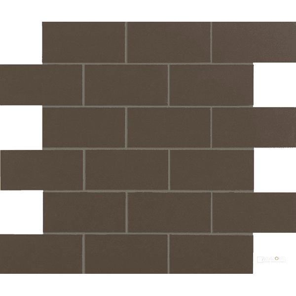 CROSSVILLE RETRO ACTIVE 2.0 ROASTED CHESTNUT 2X4 MOSAIC UNPOLISHED .97 SF/SHT