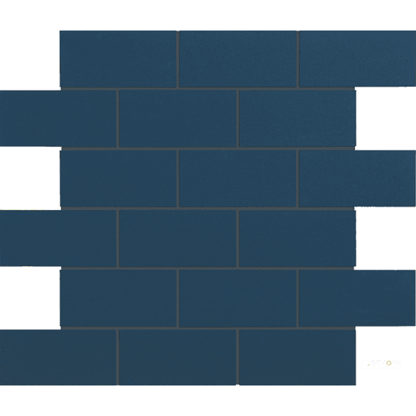 CROSSVILLE RETRO ACTIVE 2.0 ROYAL NAVY 2X4 MOSAIC UNPOLISHED .97 SF/SHT