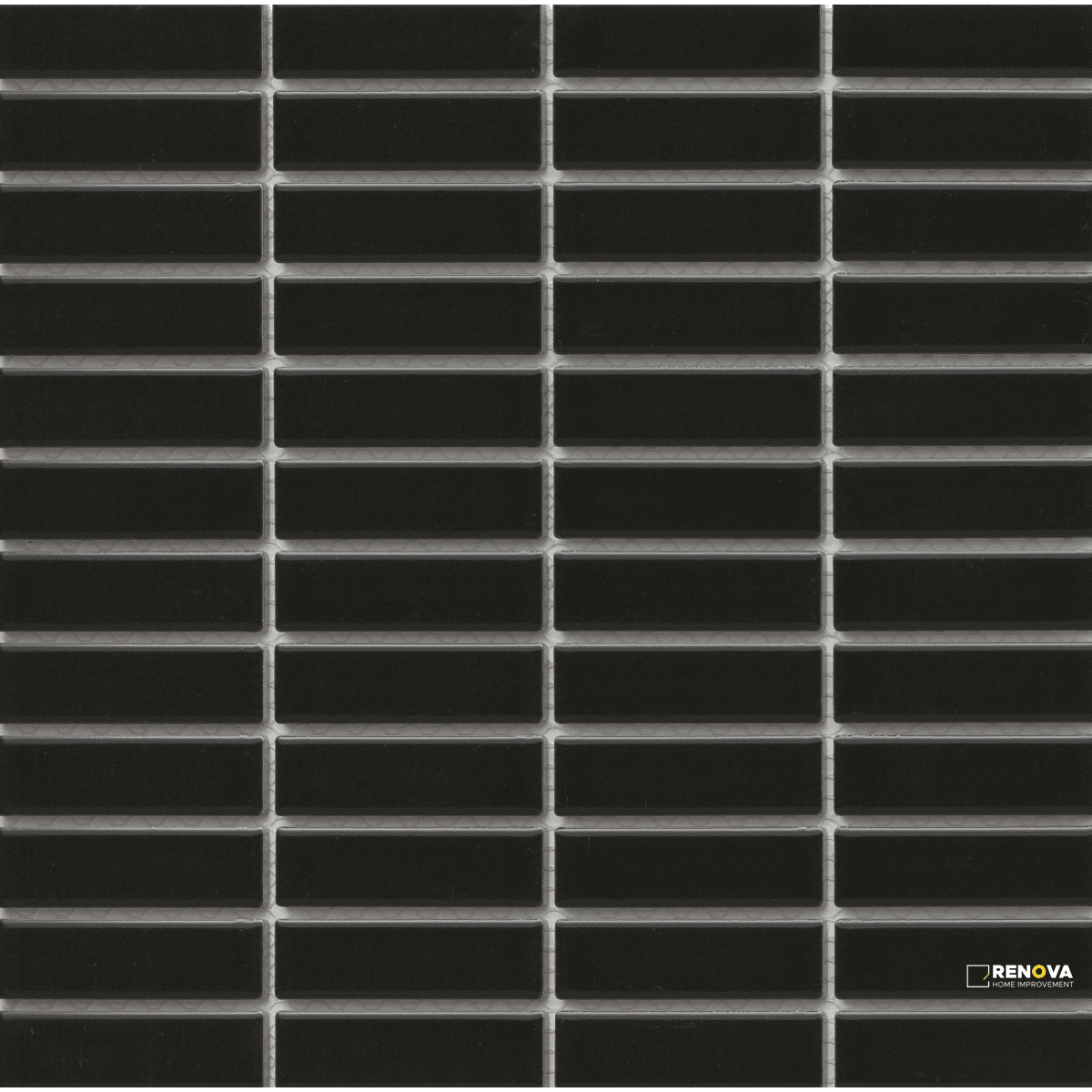 CATCH GLOSS 1X3 STACKED MOSAIC 11X12 - F14C46