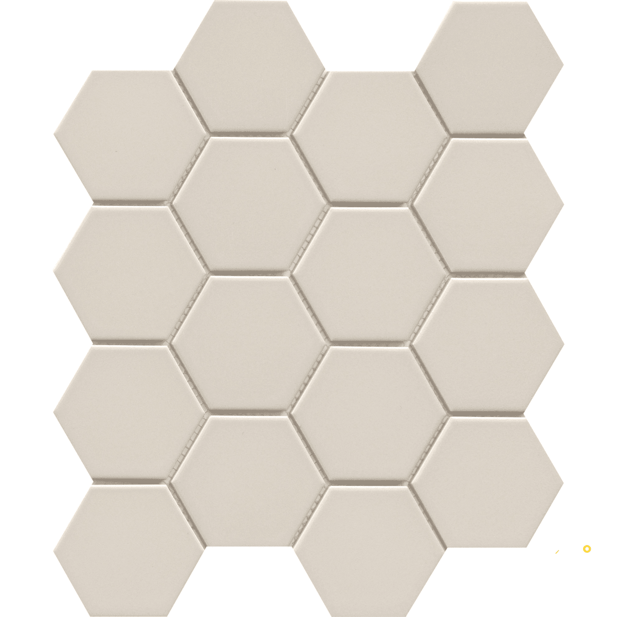 CATCH GLOSS 3IN HEXAGON MOSAIC 10X12 - F14C48