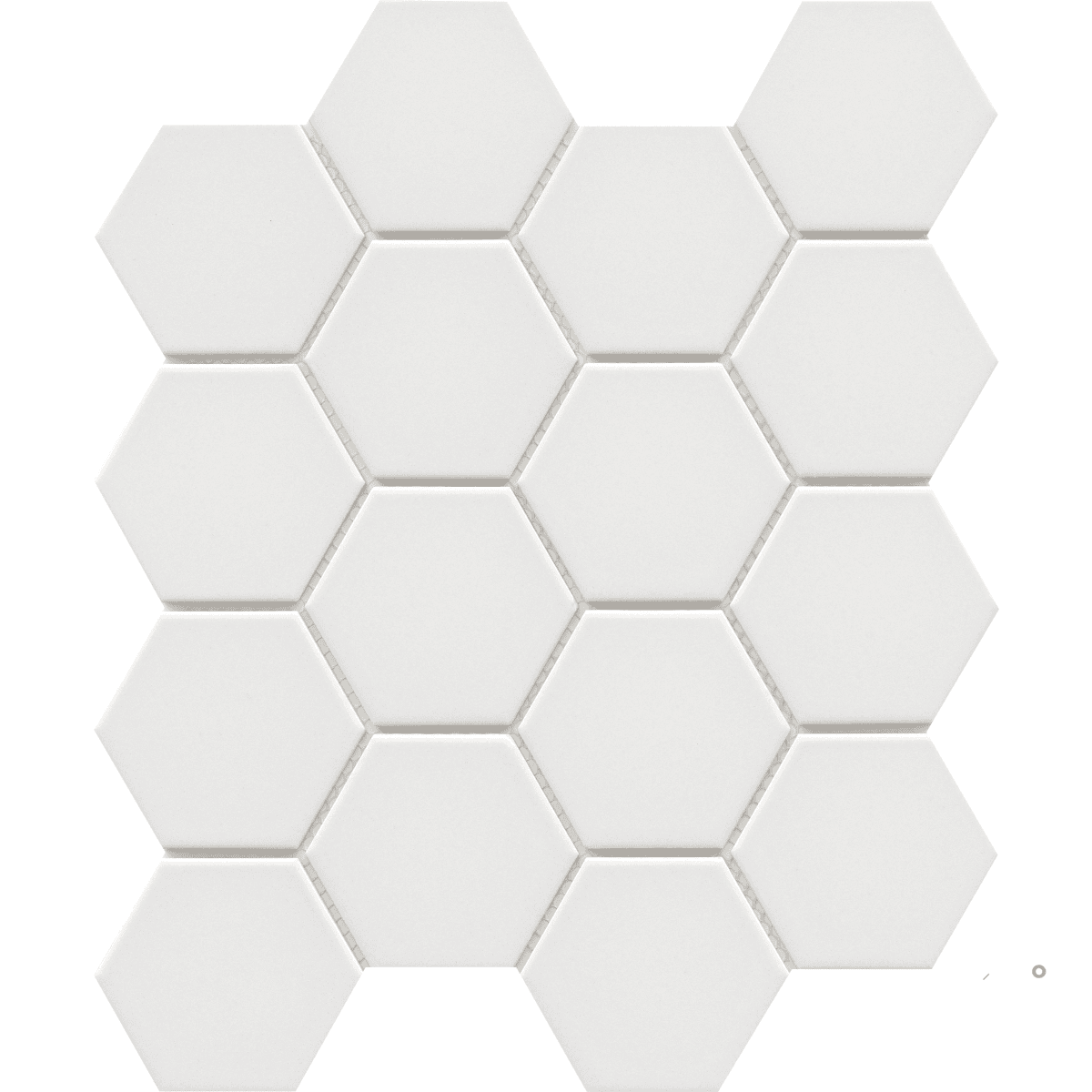 CATCH GLOSS 3IN HEXAGON MOSAIC 10X12 - F14C48