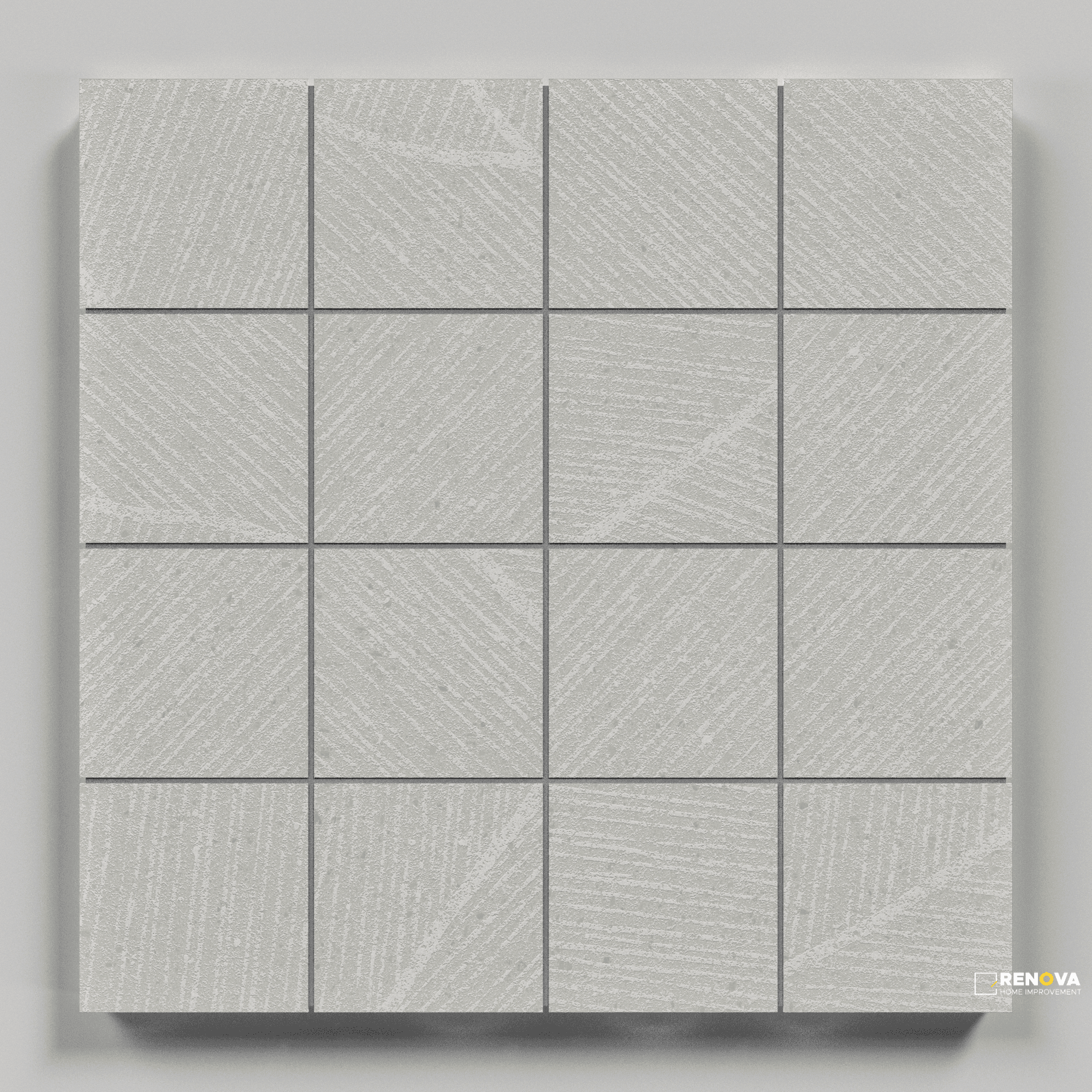 CROSSVILLE SAND GARDEN CONTEMPLATIVE CREAM 3X3 MOSAIC UNPOLISHED .98 SF/SHT