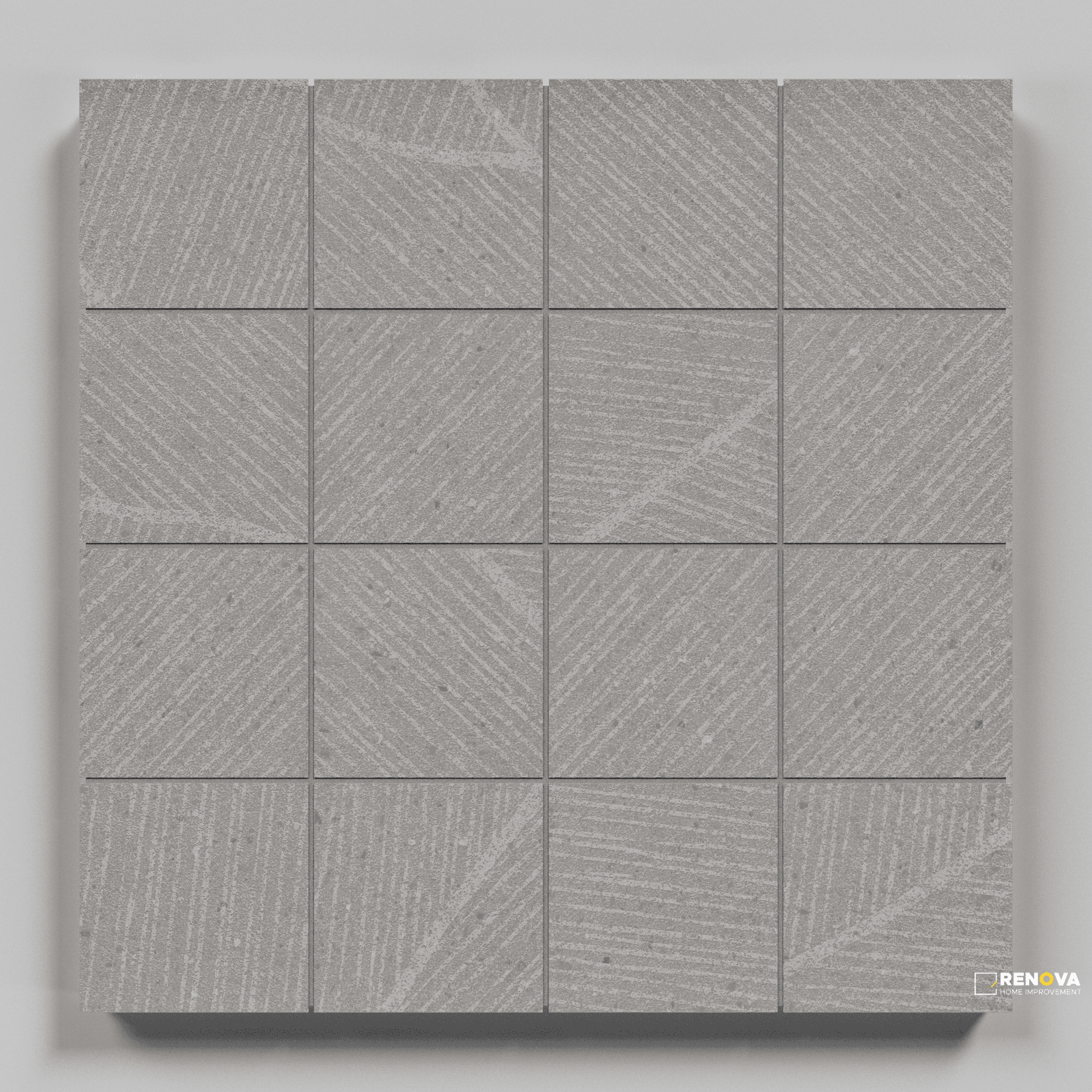 CROSSVILLE SAND GARDEN THOUGHTFUL TAUPE 3X3 MOSAIC UNPOLISHED .98 SF/SHT