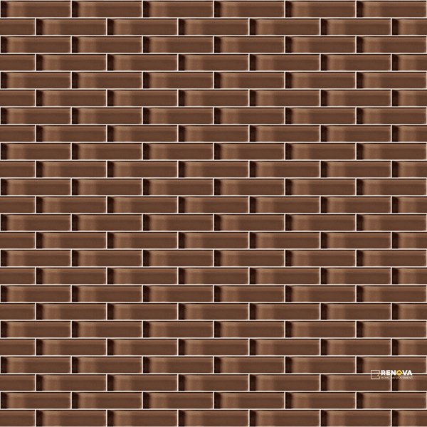 CROSSVILLE GLASS BLOX COFFEE 1/2X2 MOSAIC .9385 SF/SHT