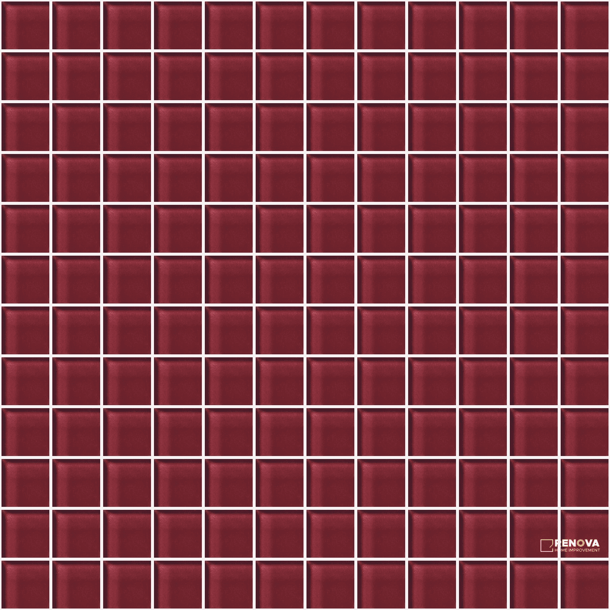 CROSSVILLE GLASS BLOX SHERRY 1X1 MOSAIC .9385 SF/SHT