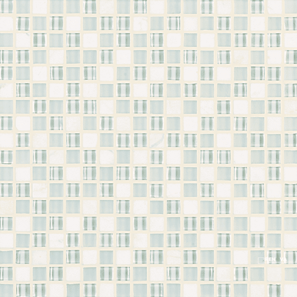 CROSSVILLE EBB AND FLOW SNOW AND ICE 1/2X1/2 MOSAIC .9588 SF/SHT