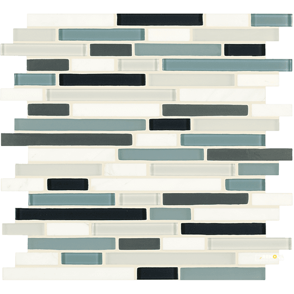 CROSSVILLE EBB AND FLOW WIND AND RAIN MIXED LINEAR MOSAIC 1 SF/SHT