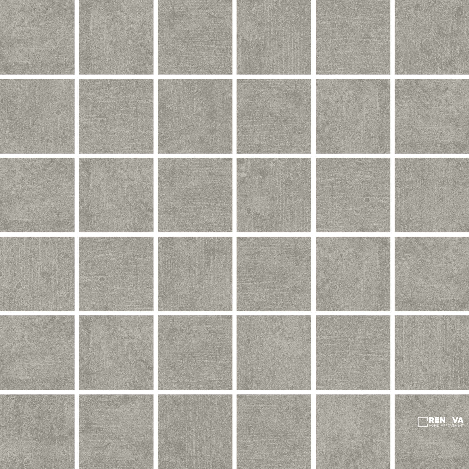CROSSVILLE ACCESS POINT CONCRETE ASH 2X2 MOSAIC UNPOLISHED .98 SF/SHT