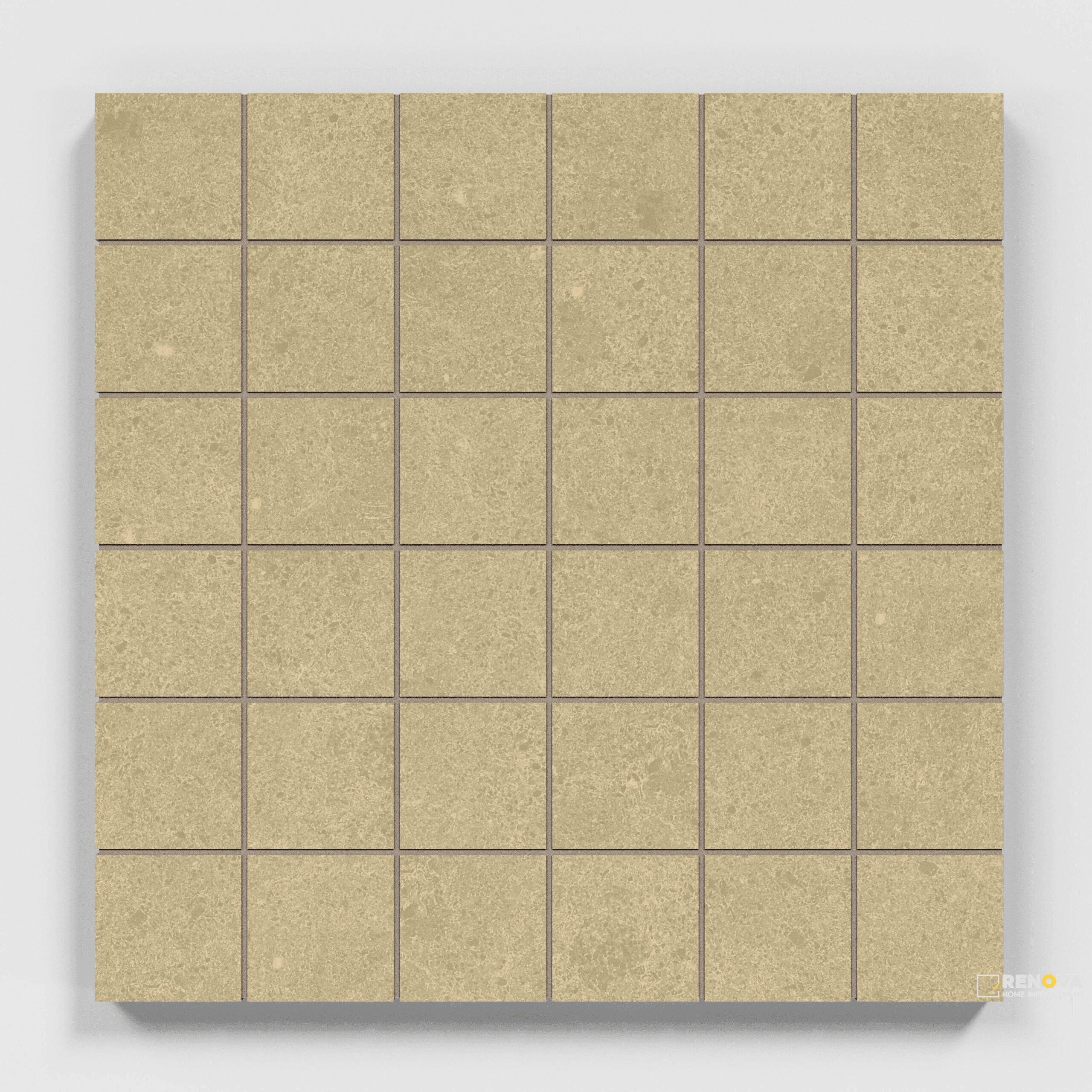 CROSSVILLE ARGENT 2.0 GOLDEN GLOW 2X2 MOSAIC UNPOLISHED .98 SF/SHT