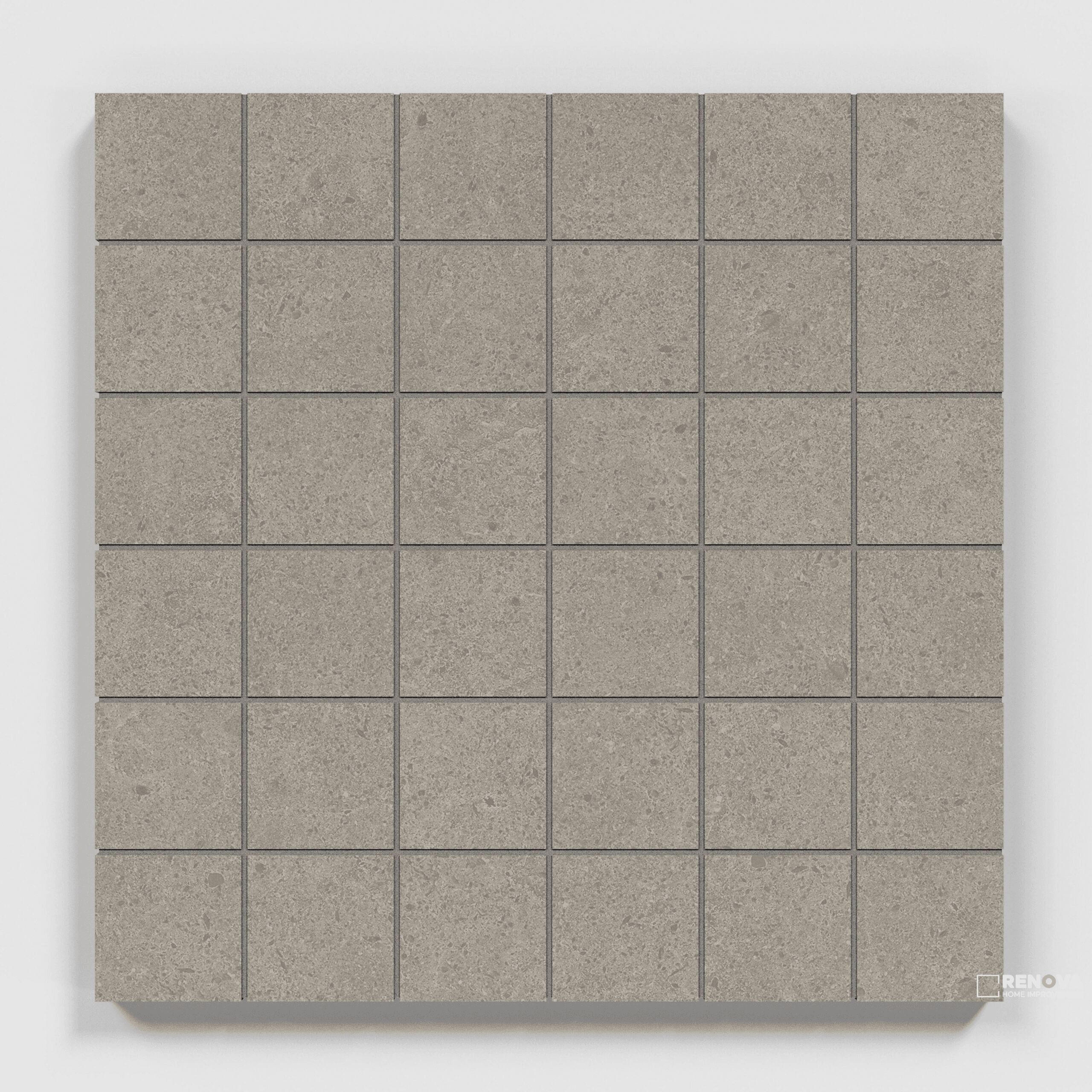 CROSSVILLE ARGENT 2.0 MARBLE FAUN 2X2 MOSAIC UNPOLISHED .98 SF/SHT
