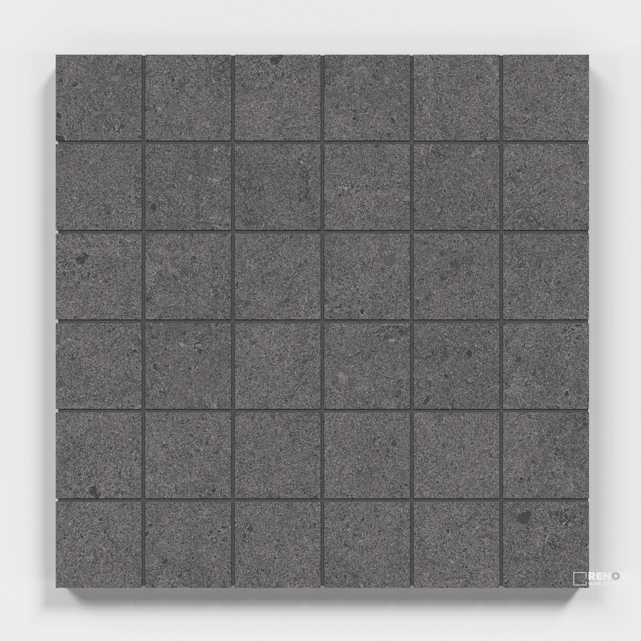 CROSSVILLE ARGENT 2.0 ON THE ROCKS 2X2 MOSAIC UNPOLISHED .98 SF/SHT