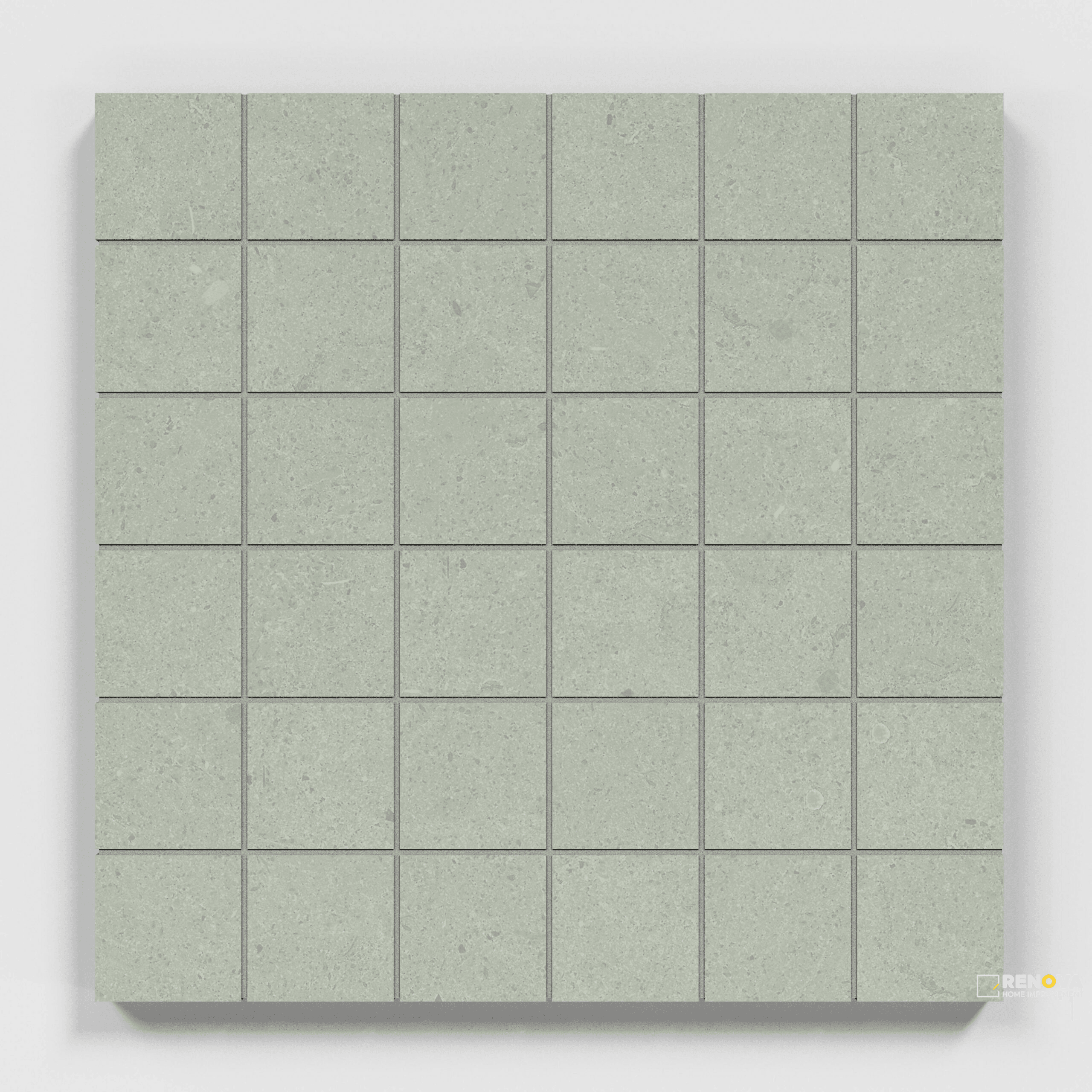 CROSSVILLE ARGENT 2.0 SILVER SAGE 2X2 MOSAIC UNPOLISHED .98 SF/SHT