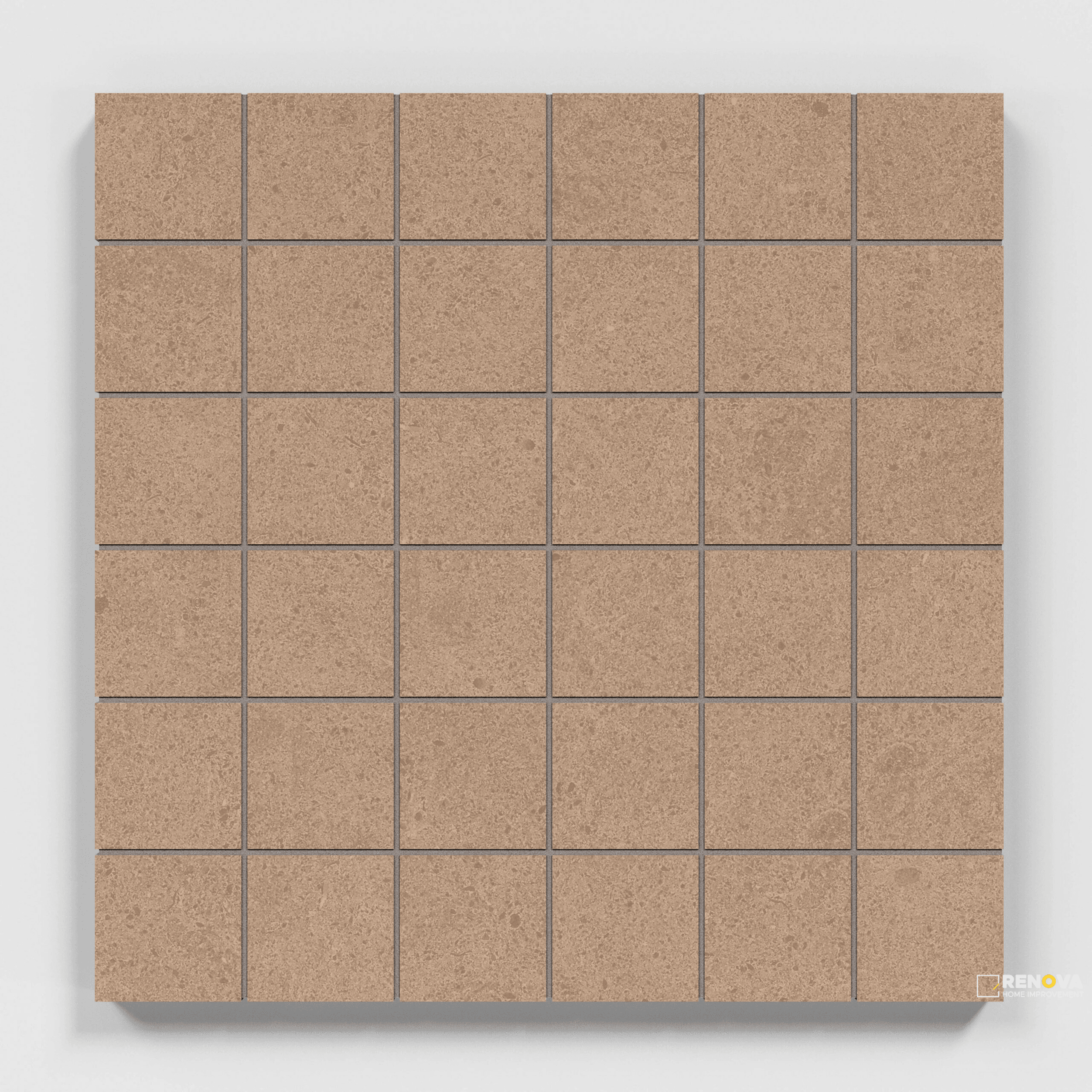 CROSSVILLE ARGENT 2.0 SUNKISSED ROSE 2X2 MOSAIC UNPOLISHED .98 SF/SHT