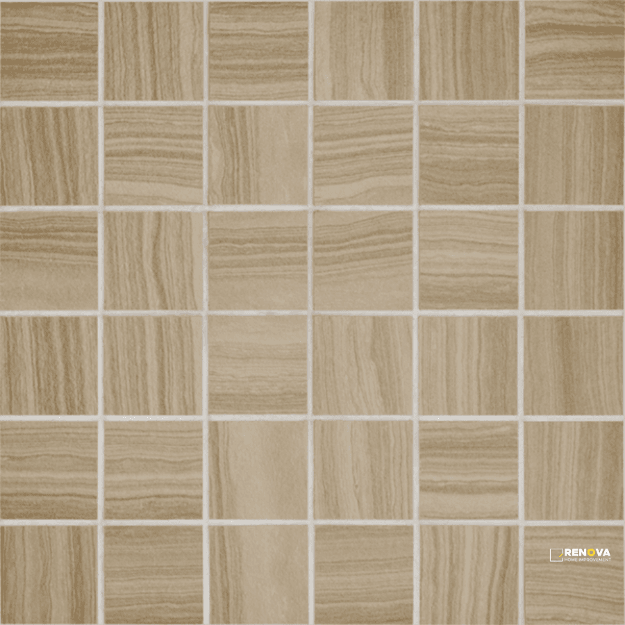 CROSSVILLE JAVA JOINT FLAT WHITE 2X2 MOSAIC UNPOLISHED 1 SF PER SHT