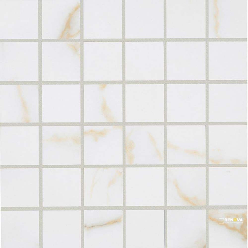 CROSSVILLE STONES AT LARGE ORO BIANCO 2X2 MOSAIC UNPOLISHED .98 SF/SHT