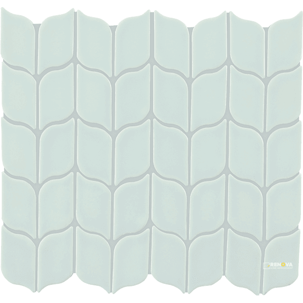 CROSSVILLE HANDWRITTEN BRIGHTS PAR AVION LEAF MOSAIC GLOSS .875 SF/SHT