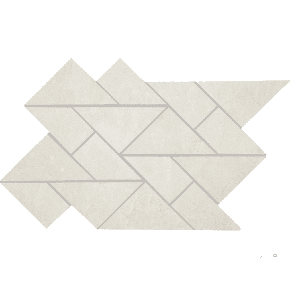 CROSSVILLE PORTUGAL VELHO WHITE MOSAIC UNPOLISHED 0.58 SF/SHT