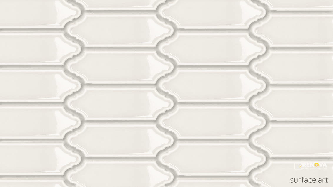 BAROQUE GLOSSY WALL ELONGATED ARABESQUE 2X6