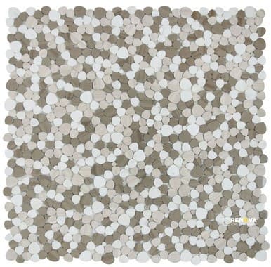 APHRODITE SMOKE MOSAIC 12" X 12"