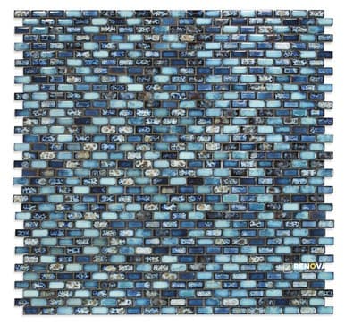 BRICK LAKE MOSAIC 11.75" X 11.75"