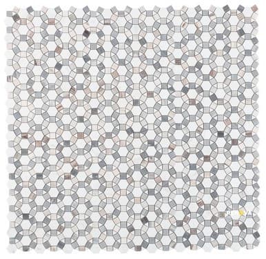 AETHER BLUE MOSAIC 11.5" X 12"