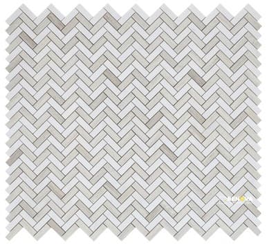 CHEVRON HAISA MOSAIC 11" X 12.5"