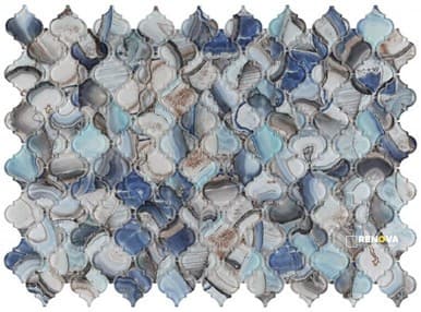 ALADDIN SHELL BLUE MOSAIC 8.75" X 12.25"