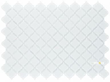 ALADDIN WHITE SHINING MOSAIC 9.25" X 13.25"