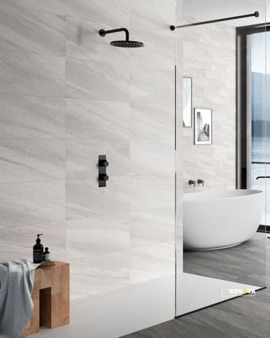 HQT QUARTZITE 10 BIANCO 12" X 24"