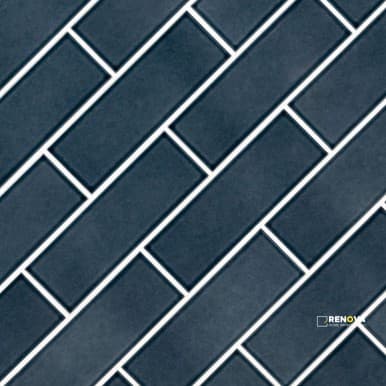 BAY BLUE GLAZED HANDCRAFTED 4X12 ( 4.95 SF PER BOX )