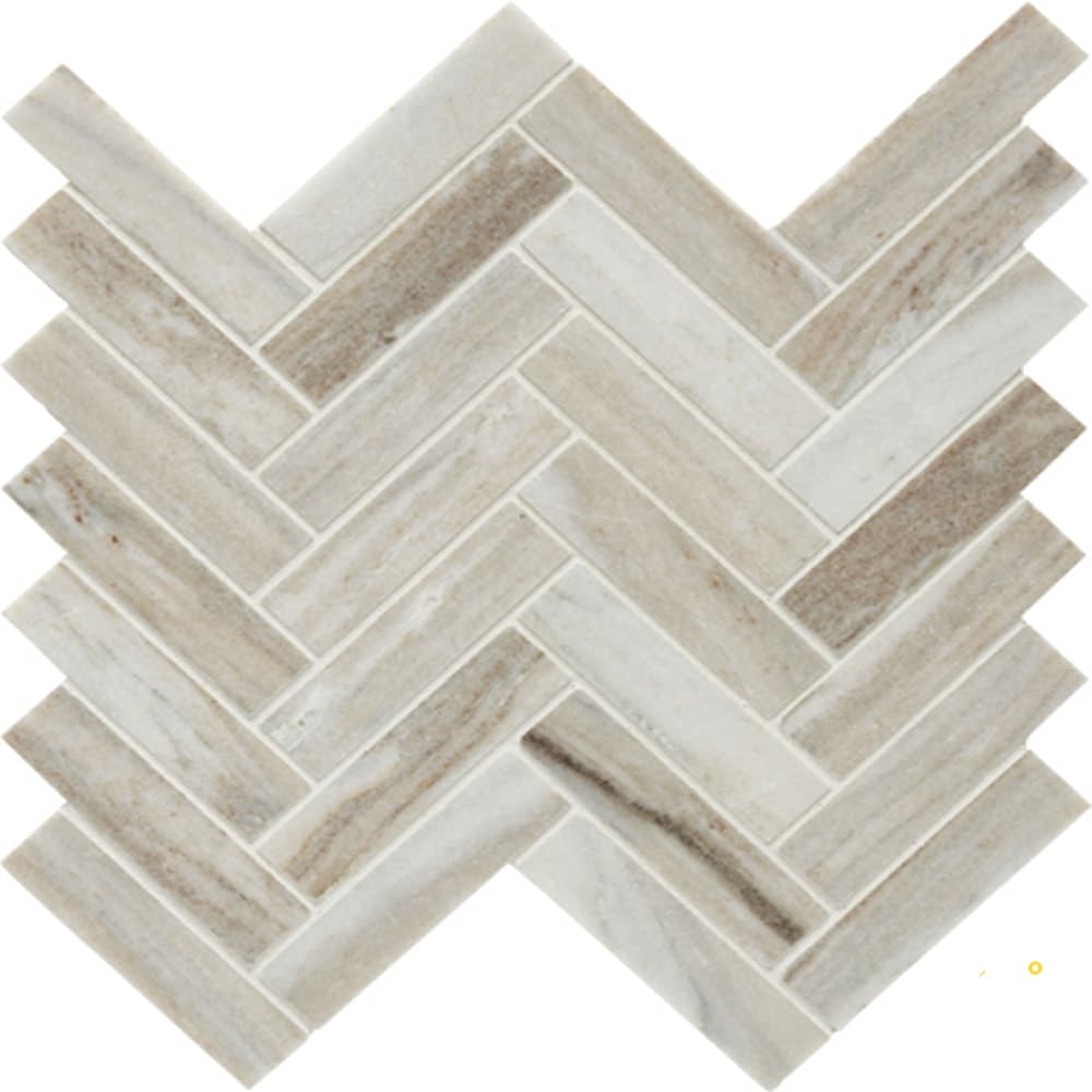 SKYLINE HONED HERRINGBONE MOSAIC 1" X 4"