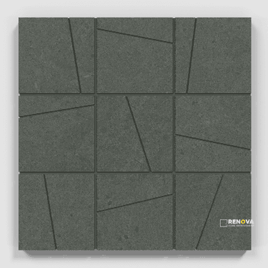CROSSVILLE ARGENT 2.0 ENCHANTED FOREST 4X4 RANDOM MOSAIC UNPOLISHED .98 SF/SHT