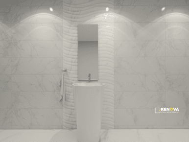 CARRARA ART FLOW WALL 12" X 36" - ELYTIL250